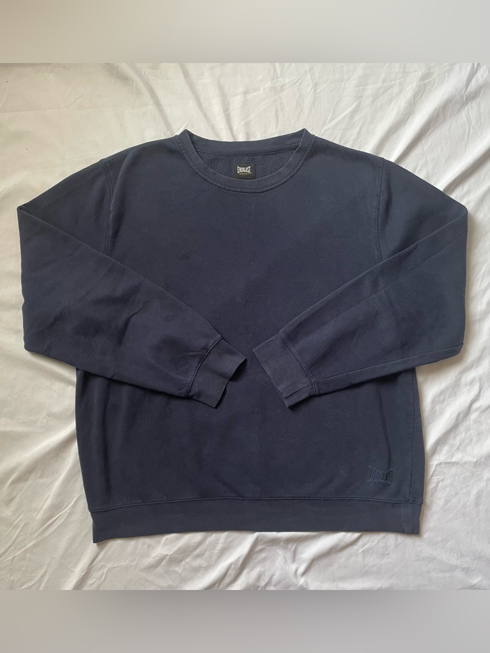 Everlast Men's Dark Navy Crewneck Pullover Sweatshirt